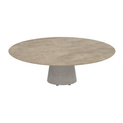 Conix table 160cm round high lounge | Tavolini bassi | Royal Botania