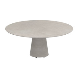 Conix table 160cm ronde low dining | Dining tables | Royal Botania