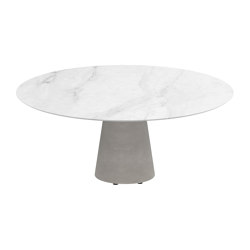 Conix table 160cm ronde low dining | Tables de repas | Royal Botania