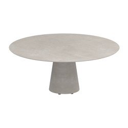 Conix table 160cm round low dining | Tavoli pranzo | Royal Botania