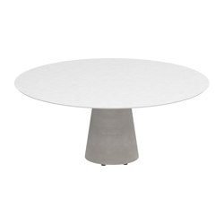 Conix Tisch 160cm rund low dining | Esstische | Royal Botania