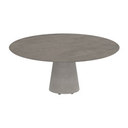 Conix table 160cm round low dining | Tavoli pranzo | Royal Botania