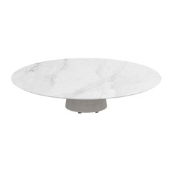 Conix table 160cm round low lounge | Tables basses | Royal Botania