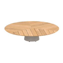 Conix table 160cm ronde low lounge | Tables basses | Royal Botania