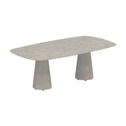 Conix Tisch 220x120cm concrete | Dining tables | Royal Botania