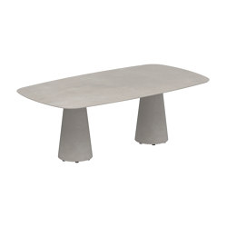 Conix table 220x120cm concrete | Tavoli pranzo | Royal Botania