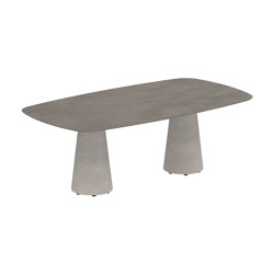 Conix table 220x120cm concrete | Mesas comedor | Royal Botania