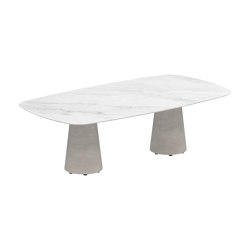 Conix table 220x120cm low dining | Dining tables | Royal Botania