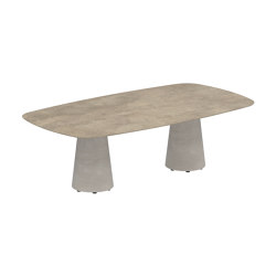 Conix table 220x120cm low dining | Mesas comedor | Royal Botania