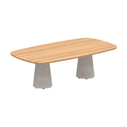 Conix table 220x120cm low dining | Tables de repas | Royal Botania