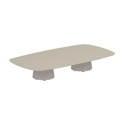 Conix table 220x120cm low lounge | Tables basses | Royal Botania