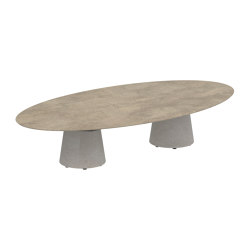 Conix table 250x130cm high lounge | Tables basses | Royal Botania