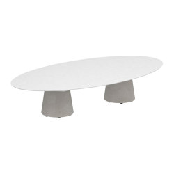 Conix table 250x130cm high lounge | Tables basses | Royal Botania