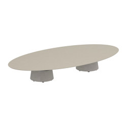 Conix table 250x130cm low lounge | Tables basses | Royal Botania