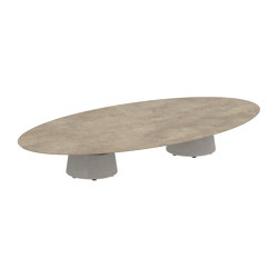 Conix table 250x130cm low lounge | Tables basses | Royal Botania