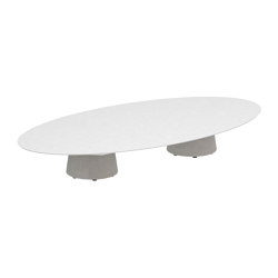 Conix table 250x130cm low lounge | Tables basses | Royal Botania