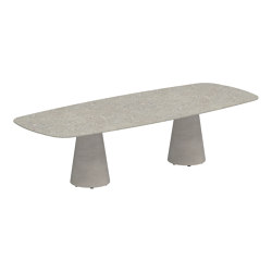 Conix table 300x120cm concrete | Dining tables | Royal Botania