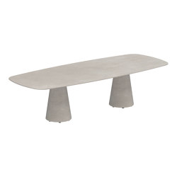 Conix table 300x120cm concrete | Mesas comedor | Royal Botania