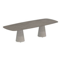 Conix table 300x120cm concrete | Mesas comedor | Royal Botania