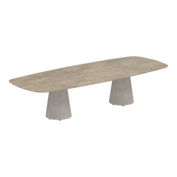 Conix table 300x120cm low dining | Dining tables | Royal Botania