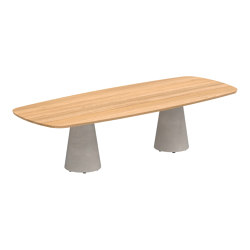 Conix table 300x120cm concrete | Esstische | Royal Botania