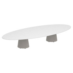 Conix table 320x140cm high lounge | Coffee tables | Royal Botania