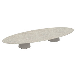 Conix table 320x140cm low lounge | Tables basses | Royal Botania