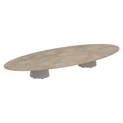 Conix table 320x140cm low lounge | Coffee tables | Royal Botania