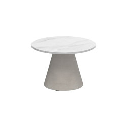 Conix side table 40cm round concrete | Tables d'appoint | Royal Botania