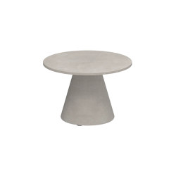 Conix side table 40cm round concrete | Mesas auxiliares | Royal Botania