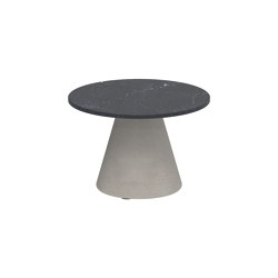 Conix side table 40cm round concrete | Mesas auxiliares | Royal Botania