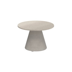 Conix side table 40cm round concrete | Tavolini alti | Royal Botania