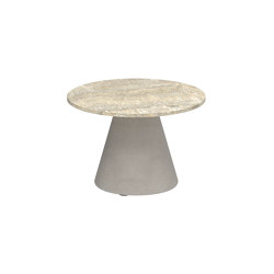 Conix side table 40cm round concrete | Mesas auxiliares | Royal Botania