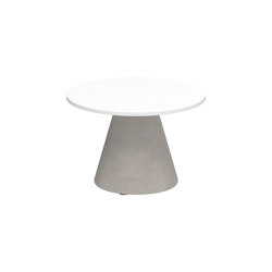 Conix side table 40cm round concrete | Tables d'appoint | Royal Botania