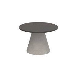 Conix side table 40cm round concrete | Tables d'appoint | Royal Botania