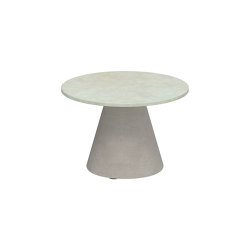 Conix side table 40cm round concrete | Tables d'appoint | Royal Botania