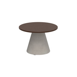 Conix side table 40cm round concrete | Side tables | Royal Botania