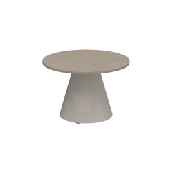 Conix side table 40cm round concrete | Mesas auxiliares | Royal Botania