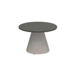 Conix side table 40cm round concrete | Side tables | Royal Botania