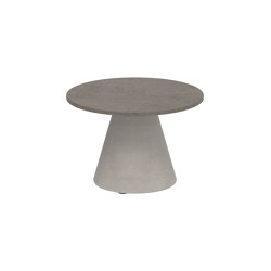 Conix side table 40cm round concrete | Tables d'appoint | Royal Botania