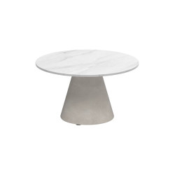 Conix side table 60cm round concrete | Tavolini alti | Royal Botania