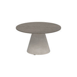 Conix side table 60cm round concrete | Tavolini alti | Royal Botania