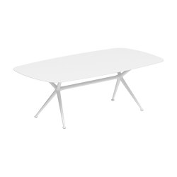 Exes table 220x120cm coated aluminium & ceram top | Mesas comedor | Royal Botania