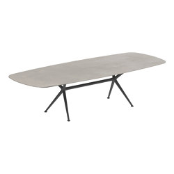 Exes table 300x120cm coated aluminium & ceram top | Mesas comedor | Royal Botania