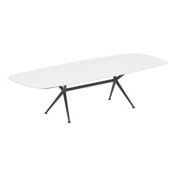 Exes table 300x120cm coated aluminium & ceram top | Mesas comedor | Royal Botania