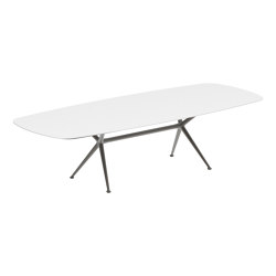 Exes table 300x120cm coated aluminium & ceram top | Mesas comedor | Royal Botania