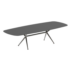 Exes table 300x120cm coated aluminium & ceram top | Mesas comedor | Royal Botania