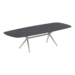 Exes table 300x120cm coated aluminium & ceram top | Mesas comedor | Royal Botania