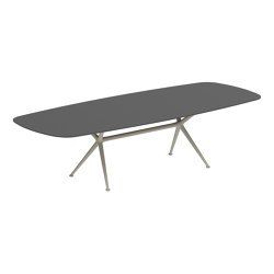 Exes table 300x120cm coated aluminium & ceram top | Mesas comedor | Royal Botania