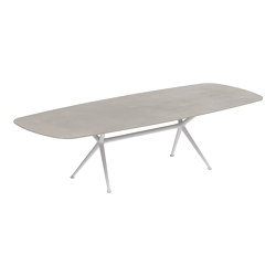 Exes table 300x120cm coated aluminium & ceram top | Mesas comedor | Royal Botania